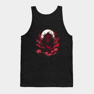 Lunar Blaze: Red Dragon Tank Top